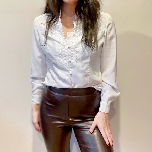 vintage Sellecca embroidered button-down - Picture 1 of 3